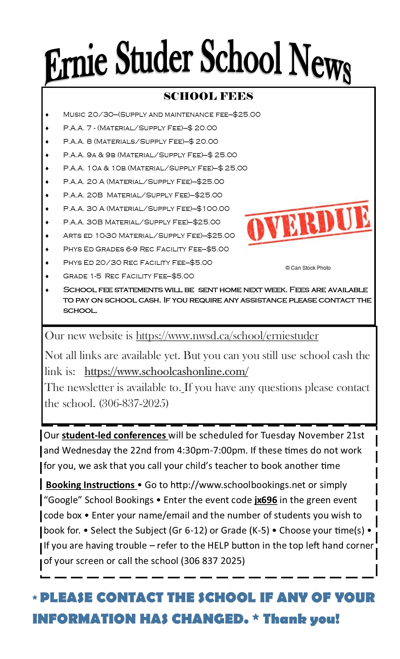 Newsletter November 17